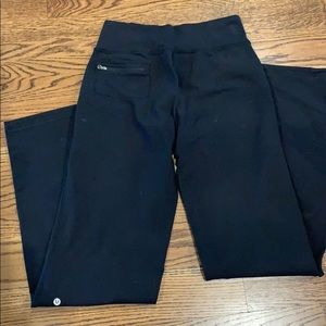 Wide leg Lululemon pants. Thicker material.